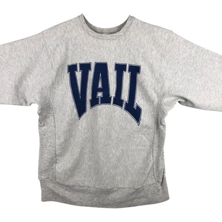College sweatshirt, made in the USA, men's size XL cotton gray type Vintage Second Hand