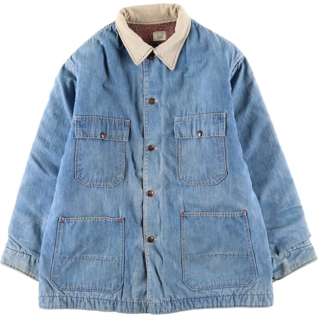 70'S JCPenney BIG MAC denim coveralls, men's XL size, vintage cotton blue type Vintage Second Hand