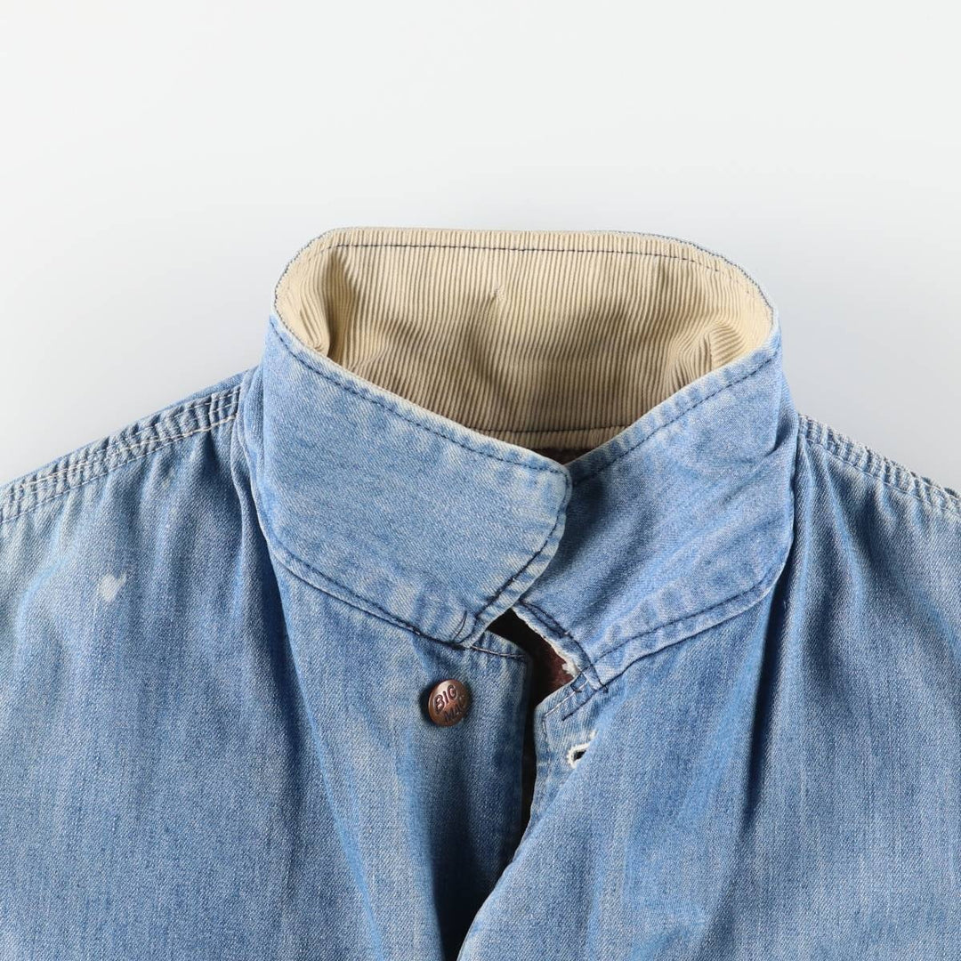 70'S JCPenney BIG MAC denim coveralls, men's XL size, vintage cotton blue type Vintage Second Hand