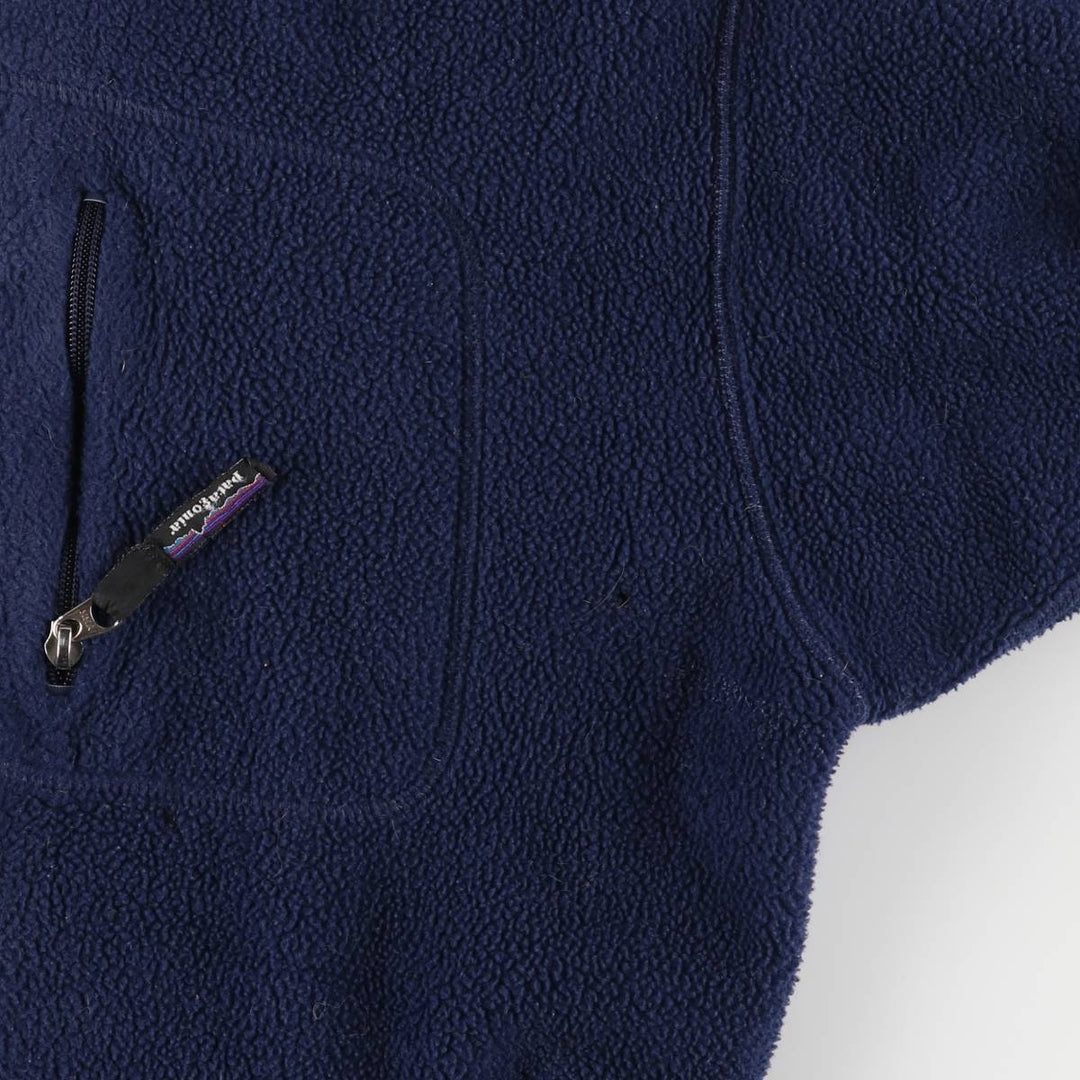 Patagonia Synchilla Fleece Jacket, Made in USA, Men's Size L polyester blue type Vintage Second Hand