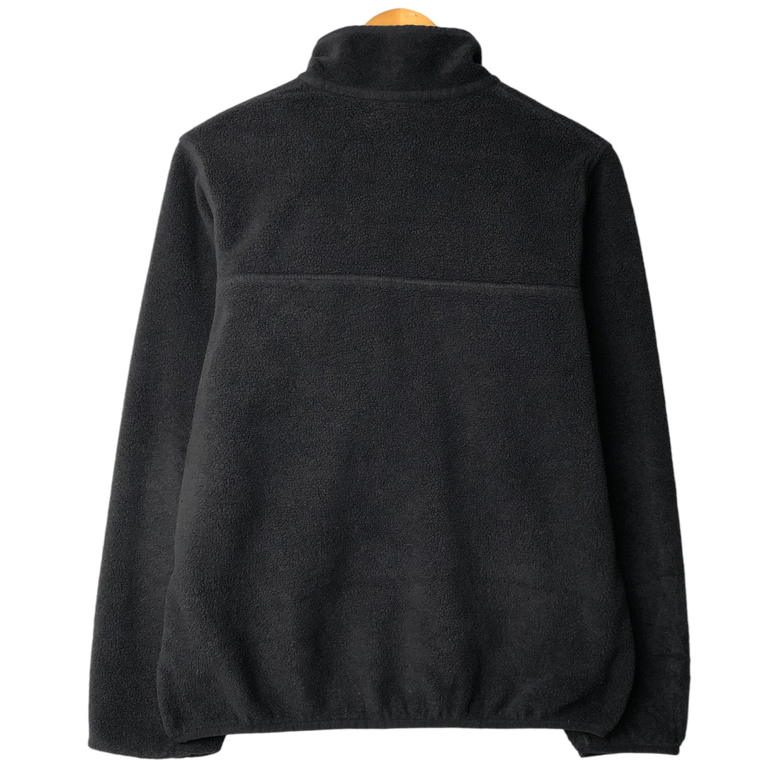 Patagonia Synchilla Snap-T 25455FA18 Half-Snap Fleece Pullover, Men's Size Small polyester black type Vintage Second Hand