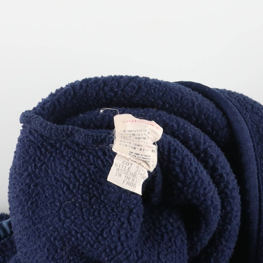 2000'S Patagonia Synchilla Snap-T (25450FA00) - Half-Snap Fleece Pullover, Men's Size Medium unclear blue type Vintage Second Hand