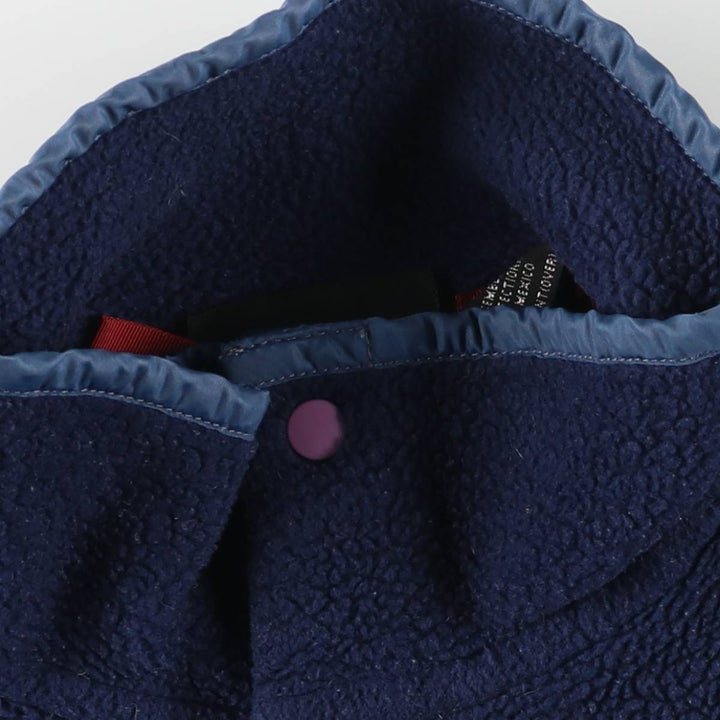 2000'S Patagonia Synchilla Snap-T (25450FA00) - Half-Snap Fleece Pullover, Men's Size Medium unclear blue type Vintage Second Hand