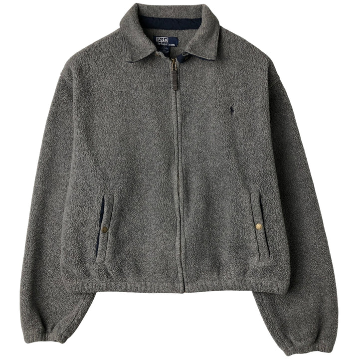 Ralph Lauren POLO by Ralph Lauren Swing Top Fleece Jacket, Men's XL polyester gray type Vintage Second Hand