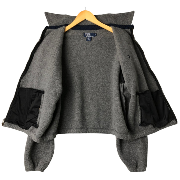 Ralph Lauren POLO by Ralph Lauren Swing Top Fleece Jacket, Men's XL polyester gray type Vintage Second Hand