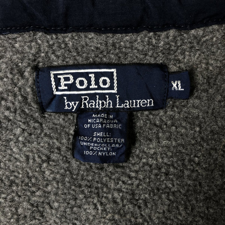 Ralph Lauren POLO by Ralph Lauren Swing Top Fleece Jacket, Men's XL polyester gray type Vintage Second Hand