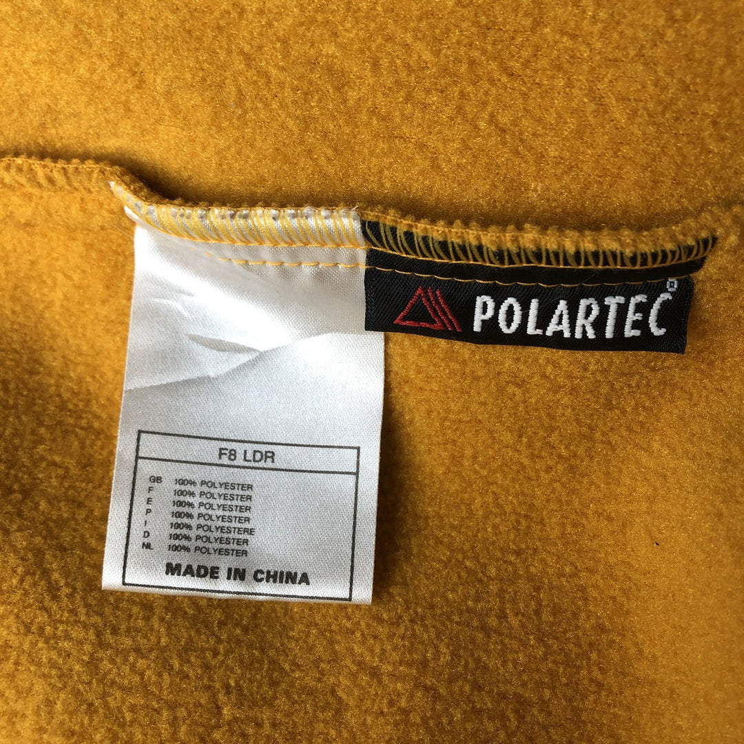 90s-00'S Nike ACG THERMAL LAYER 2 Fleece Jacket, Men's Size L polyester yellow type Vintage Second Hand