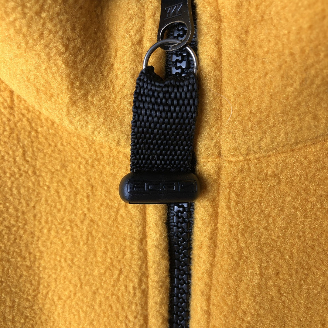 90s-00'S Nike ACG THERMAL LAYER 2 Fleece Jacket, Men's Size L polyester yellow type Vintage Second Hand