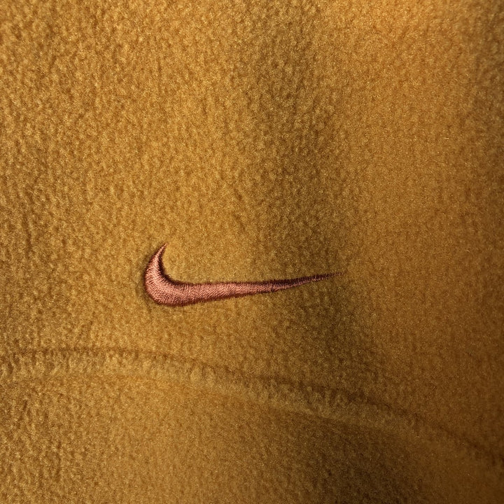 90s-00'S Nike ACG THERMAL LAYER 2 Fleece Jacket, Men's Size L polyester yellow type Vintage Second Hand