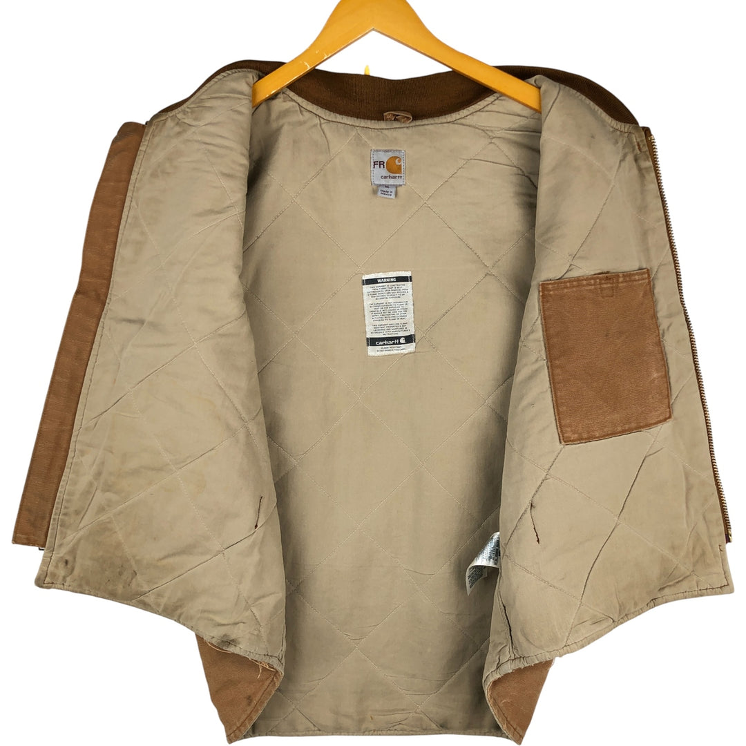 Carhartt FR Series Padded Duck Vest, Men's Size M (approx.) cotton beige type brown Vintage Second Hand
