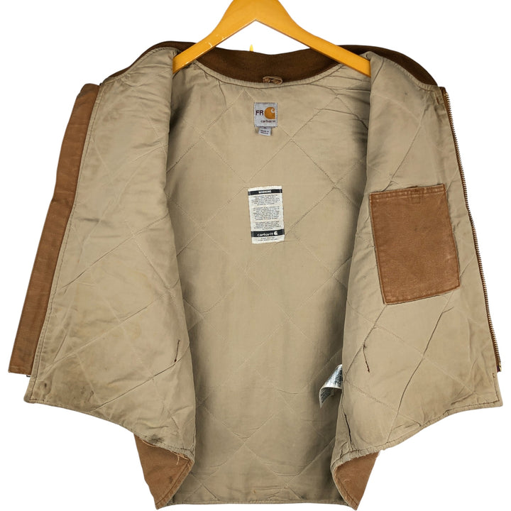 Carhartt FR Series Padded Duck Vest, Men's Size M (approx.) cotton beige type brown Vintage Second Hand