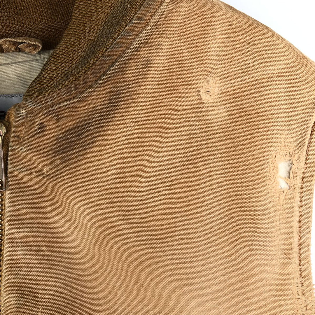 Carhartt FR Series Padded Duck Vest, Men's Size M (approx.) cotton beige type brown Vintage Second Hand