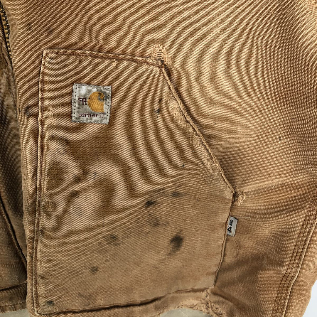 Carhartt FR Series Padded Duck Vest, Men's Size M (approx.) cotton beige type brown Vintage Second Hand