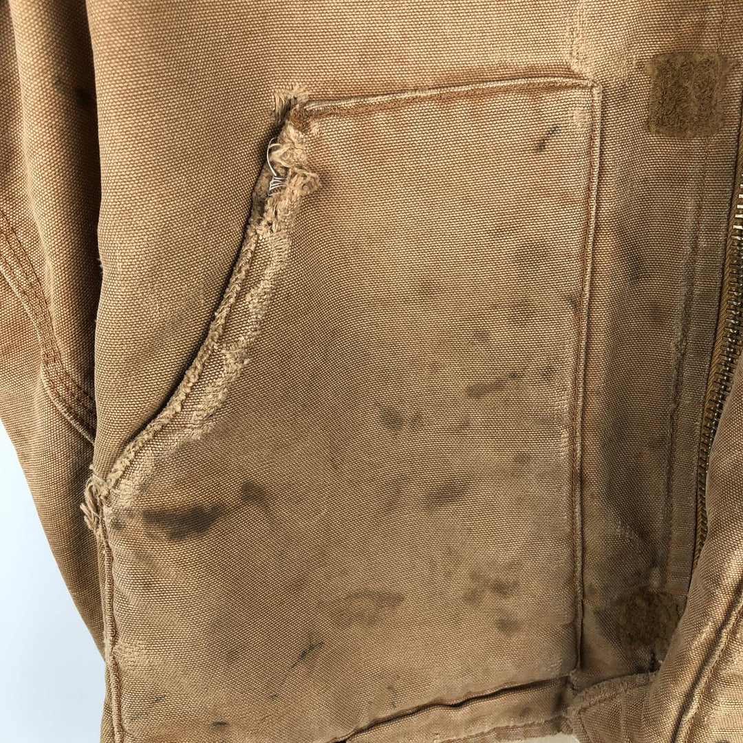 Carhartt FR Series Padded Duck Vest, Men's Size M (approx.) cotton beige type brown Vintage Second Hand