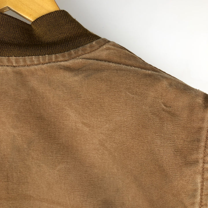 Carhartt FR Series Padded Duck Vest, Men's Size M (approx.) cotton beige type brown Vintage Second Hand
