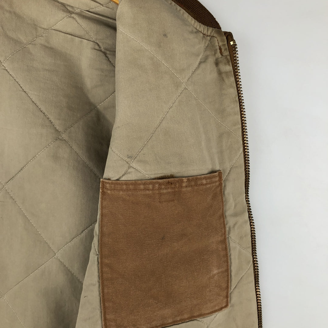 Carhartt FR Series Padded Duck Vest, Men's Size M (approx.) cotton beige type brown Vintage Second Hand