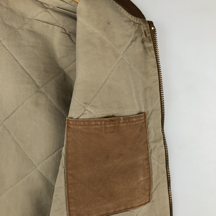 Carhartt FR Series Padded Duck Vest, Men's Size M (approx.) cotton beige type brown Vintage Second Hand