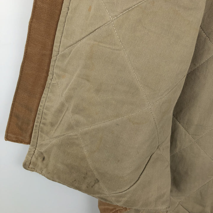 Carhartt FR Series Padded Duck Vest, Men's Size M (approx.) cotton beige type brown Vintage Second Hand