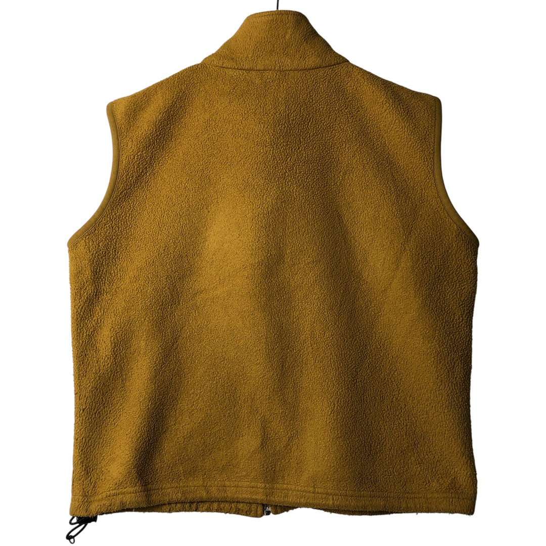 90'S Vintage EMS Fleece Vest, Women's Size Medium polyester ocher yellow type Vintage Second Hand