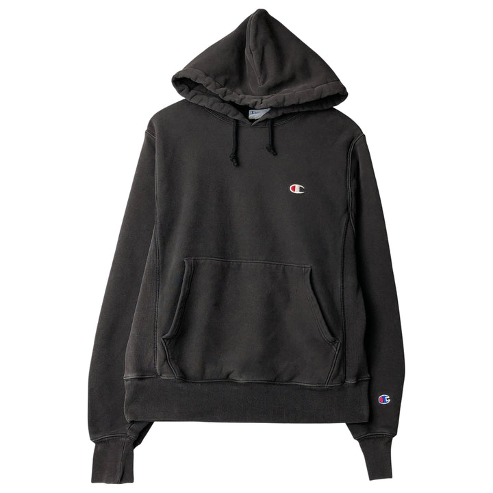 Champion REVERSE WEAVE Reverse Weave Sweat Pullover Hoodie Men's S cotton black type Vintage Second Hand