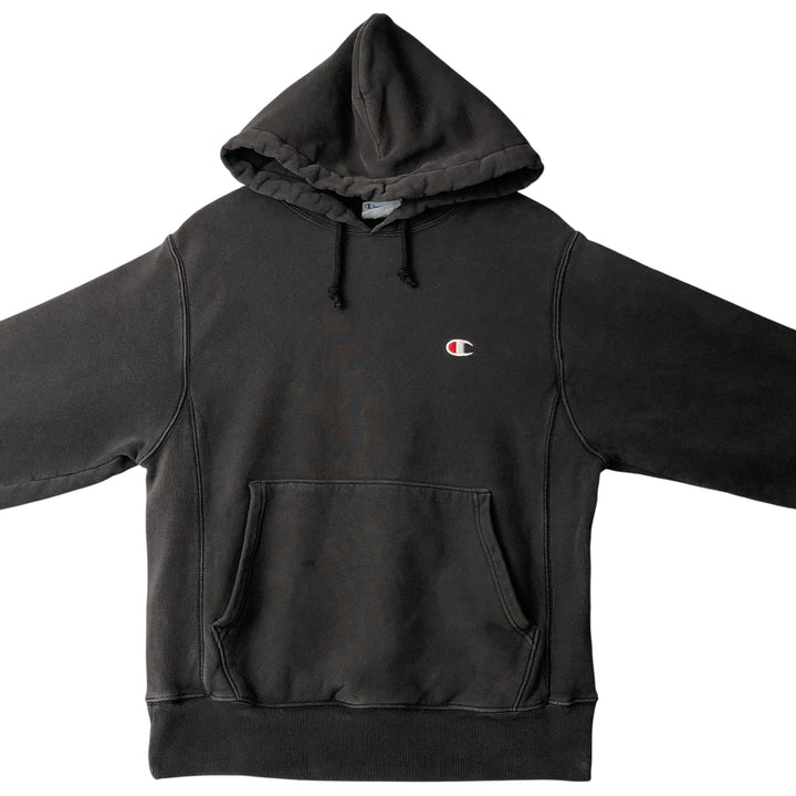 Champion REVERSE WEAVE Reverse Weave Sweat Pullover Hoodie Men's S cotton black type Vintage Second Hand