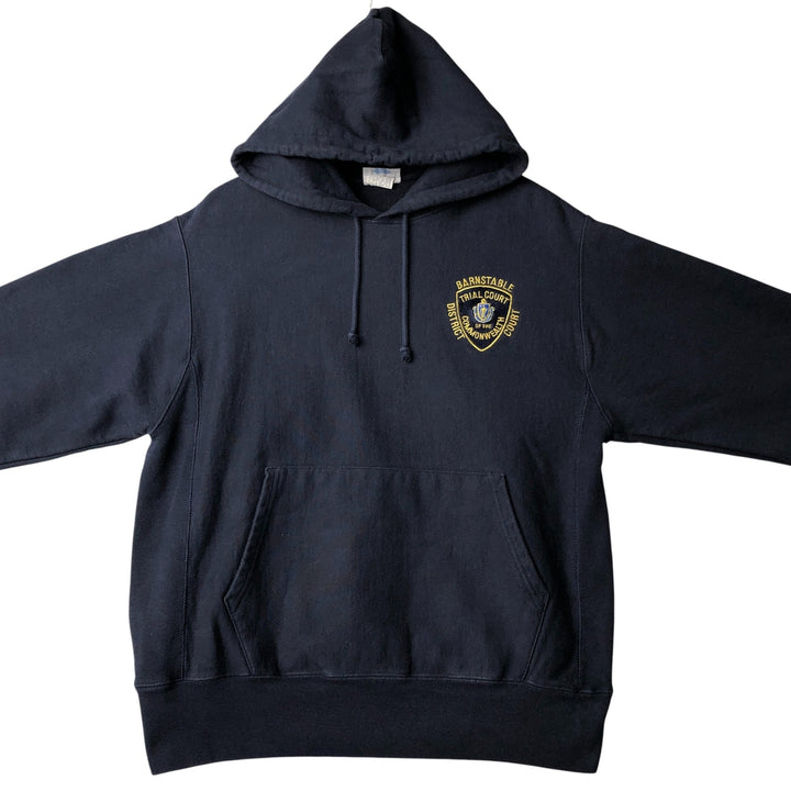 Champion REVERSE WEAVE Reverse Weave Sweat Pullover Hoodie Men's M cotton navy blue type Vintage Second Hand