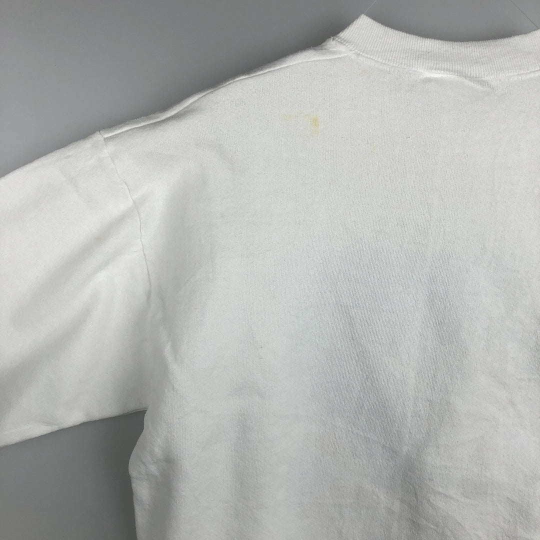 90'S Micky and Co. Disney Character Sweatshirt, Men's, Size XL, Vintage cotton white type Vintage Second Hand