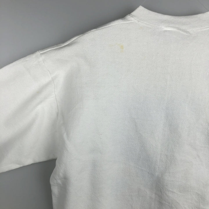 90'S Micky and Co. Disney Character Sweatshirt, Men's, Size XL, Vintage cotton white type Vintage Second Hand