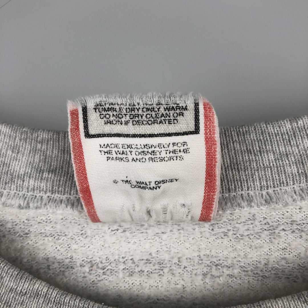 Vintage 90'S Disney Mickey Mouse striped sweatshirt, made in the USA, size XL. unclear gray type Vintage Second Hand