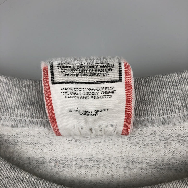 Vintage 90'S Disney Mickey Mouse striped sweatshirt, made in the USA, size XL. unclear gray type Vintage Second Hand