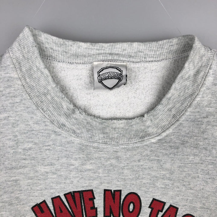 90'S ANIMANIACS Character Sweatshirt, Made in USA, Men's Size XL, Vintage cotton pale white type Vintage Second Hand