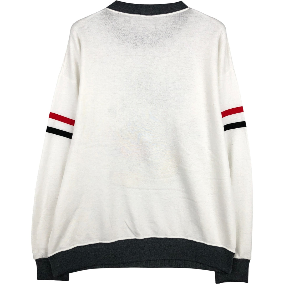 Vintage 1980'S Disney Mickey Mouse character sweatshirt, Made in USA, Men's XL cotton white type Vintage Second Hand