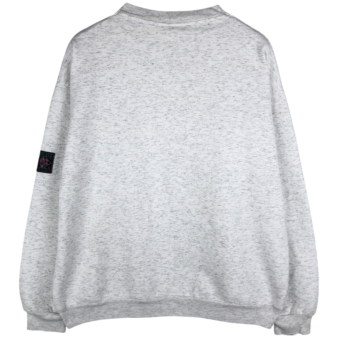 Vintage 90'S Humeur Design printed sweatshirt, men's size XL cotton gray type Vintage Second Hand
