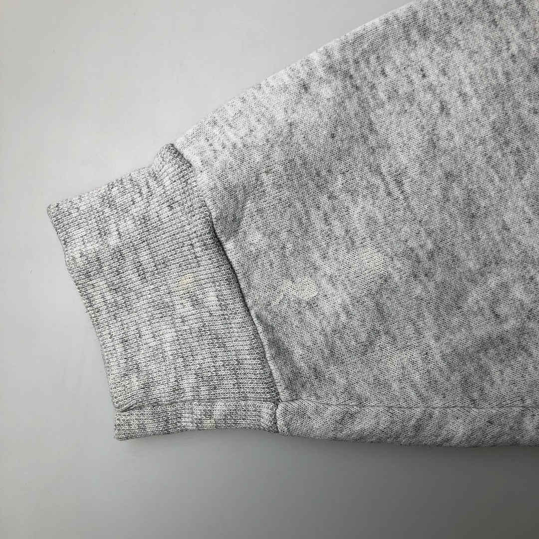 80'S Printed Sweatshirt, Made in USA, Men's Size XL cotton pale white type Vintage Second Hand