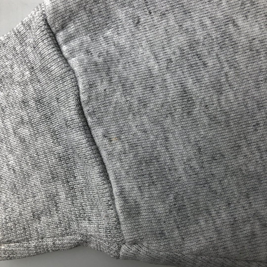 80'S Printed Sweatshirt, Made in USA, Men's Size XL cotton pale white type Vintage Second Hand