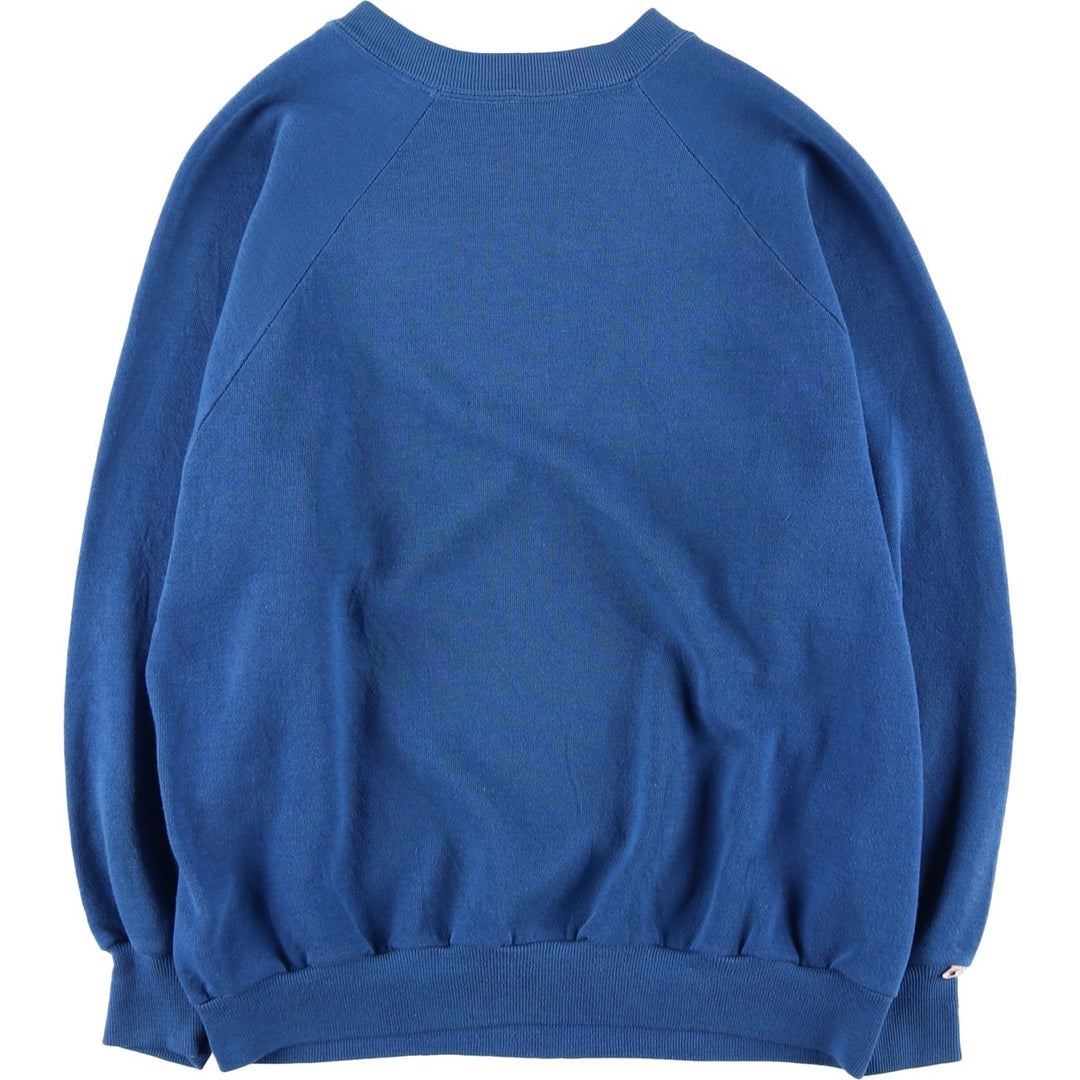 Vintage 80s-90'S Dickies plain blank sweatshirt, Made in USA, Men's size M cotton blue type Vintage Second Hand