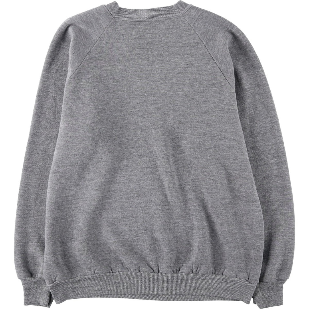 Vintage 90'S Dickies plain blank sweatshirt, made in the USA, men's size L polyester gray type Vintage Second Hand