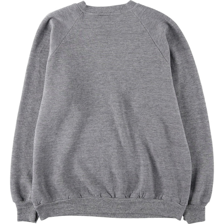 Vintage 90'S Dickies plain blank sweatshirt, made in the USA, men's size L polyester gray type Vintage Second Hand