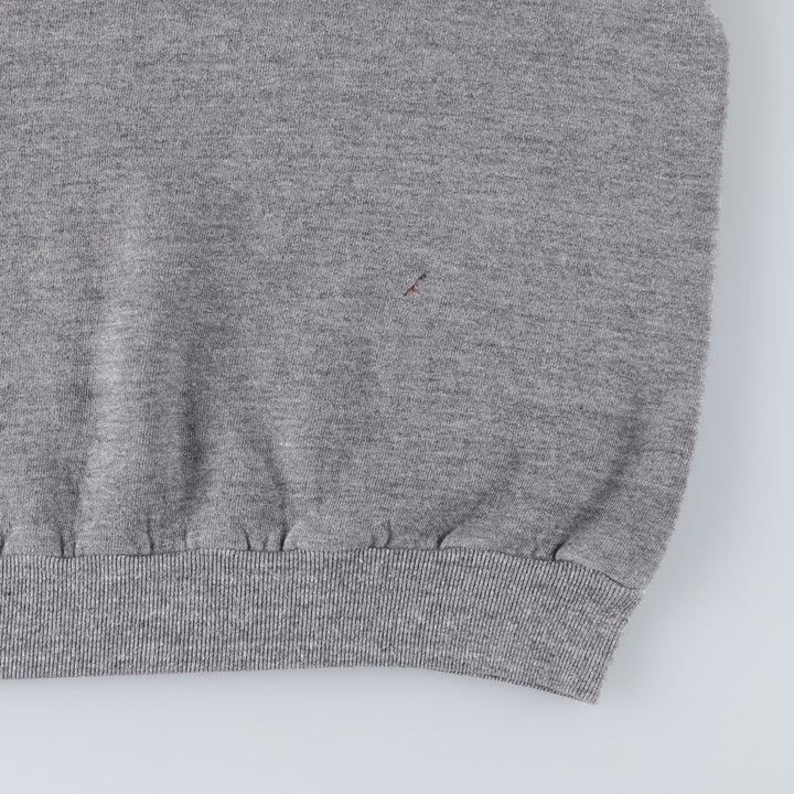 Vintage 90'S Dickies plain blank sweatshirt, made in the USA, men's size L polyester gray type Vintage Second Hand