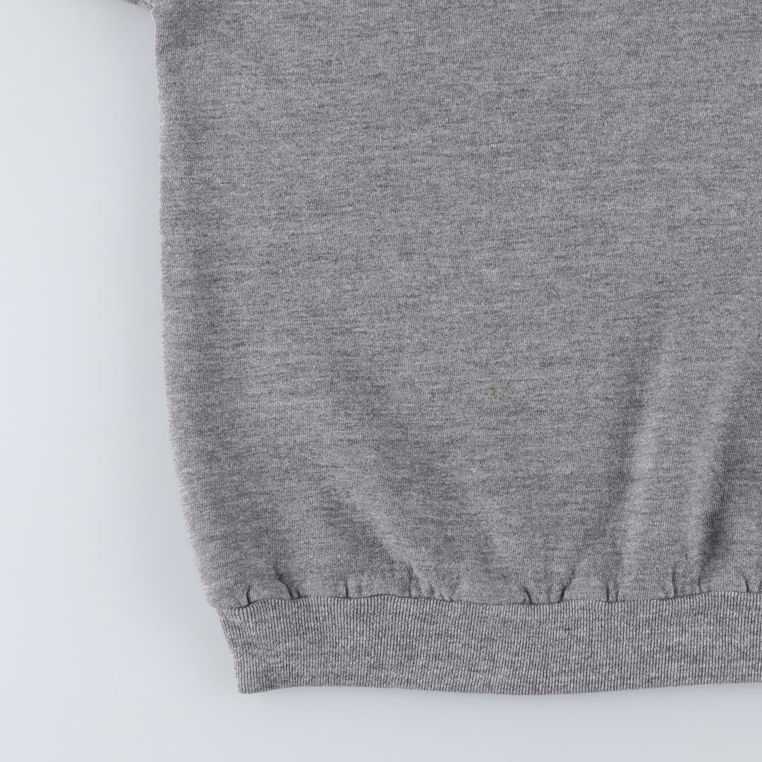 Vintage 90'S Dickies plain blank sweatshirt, made in the USA, men's size L polyester gray type Vintage Second Hand