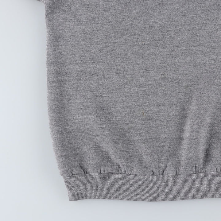 Vintage 90'S Dickies plain blank sweatshirt, made in the USA, men's size L polyester gray type Vintage Second Hand