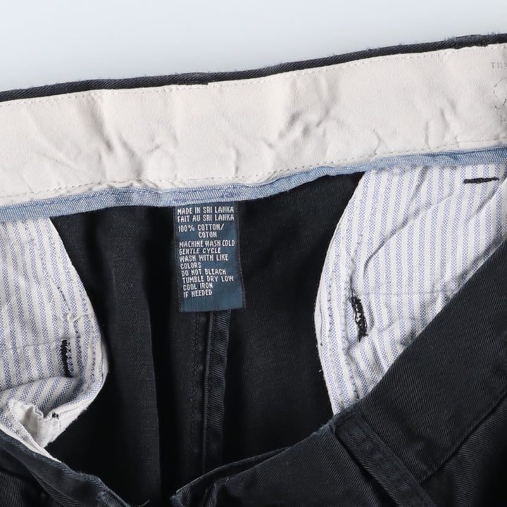 Ralph Lauren POLO by Ralph Lauren Classic Fit Chino Pants, Men's, Size W34 cotton navy blue type Vintage Second Hand