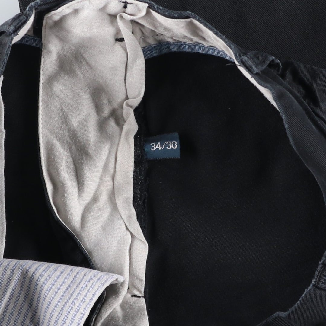 Ralph Lauren POLO by Ralph Lauren Classic Fit Chino Pants, Men's, Size W34 cotton navy blue type Vintage Second Hand