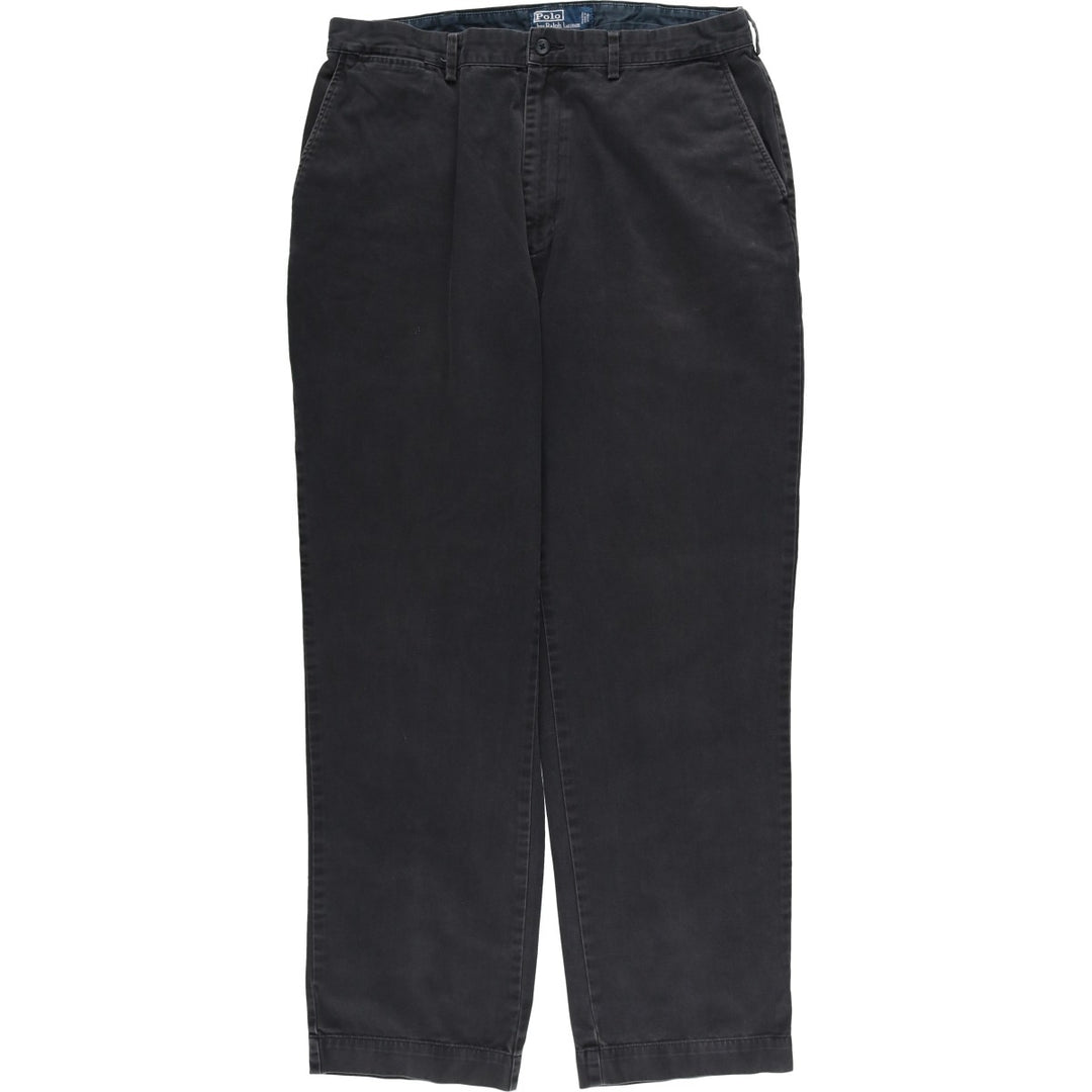 Ralph Lauren POLO by Ralph Lauren Chino Pants Men's W34 equivalent cotton navy blue type Vintage Second Hand