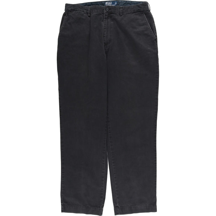 Ralph Lauren POLO by Ralph Lauren Chino Pants Men's W34 equivalent cotton navy blue type Vintage Second Hand