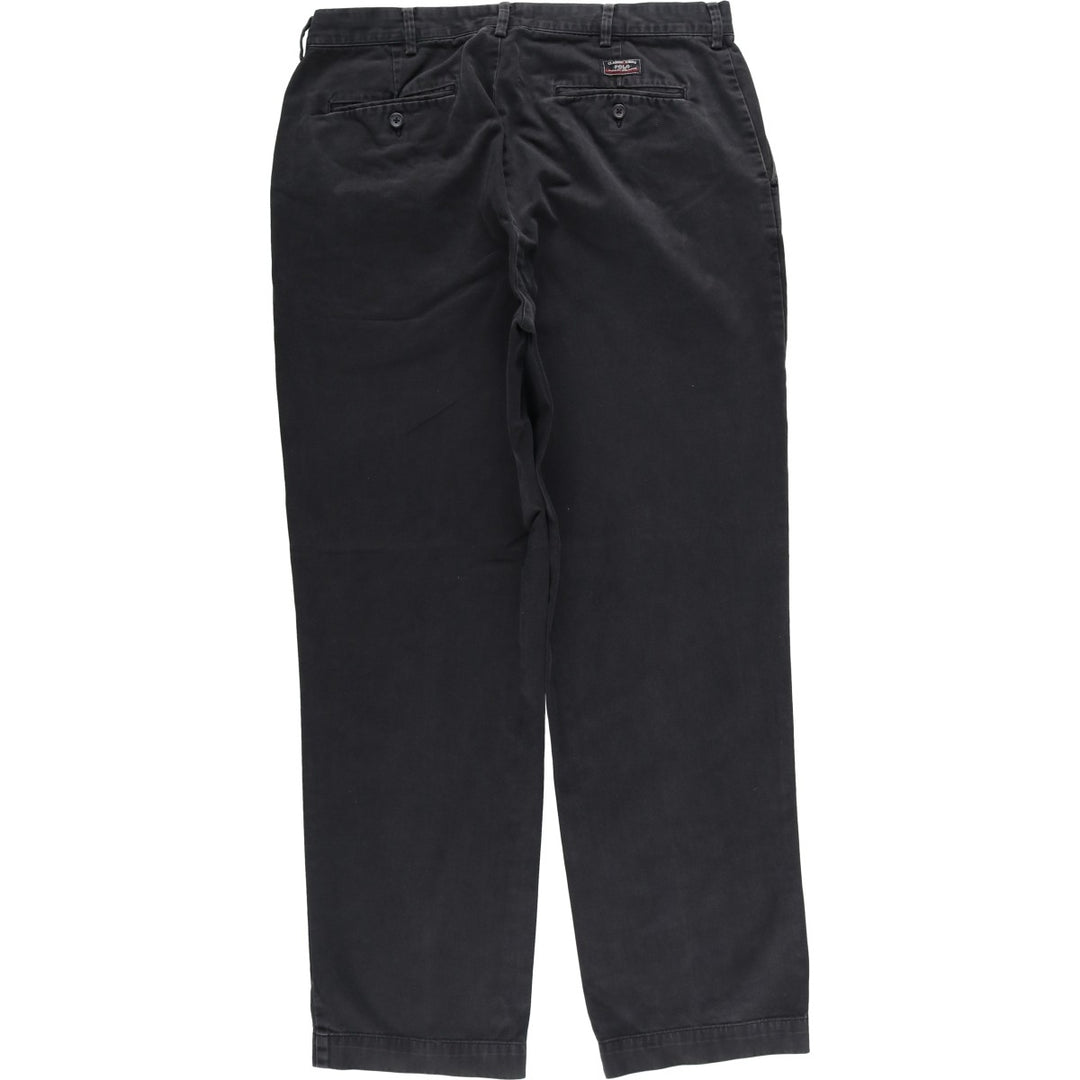 Ralph Lauren POLO by Ralph Lauren Chino Pants Men's W34 equivalent cotton navy blue type Vintage Second Hand
