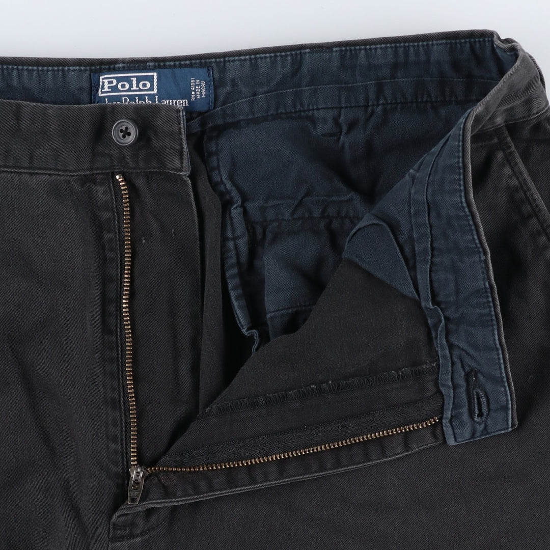 Ralph Lauren POLO by Ralph Lauren Chino Pants Men's W34 equivalent cotton navy blue type Vintage Second Hand