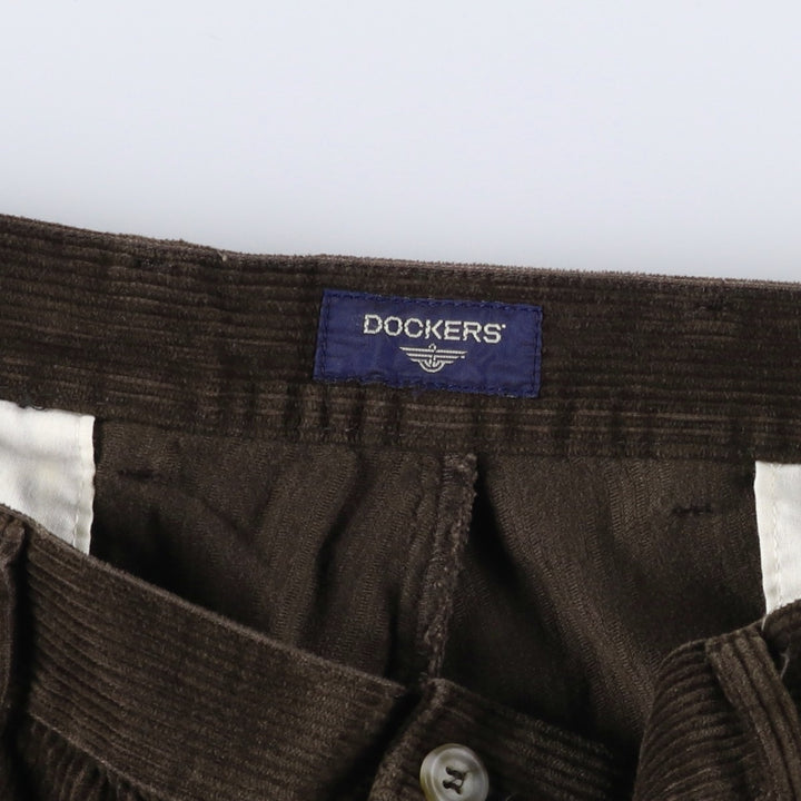 DOCKERS Corduroy Pants Men's Size 36 cotton brown type Vintage Second Hand