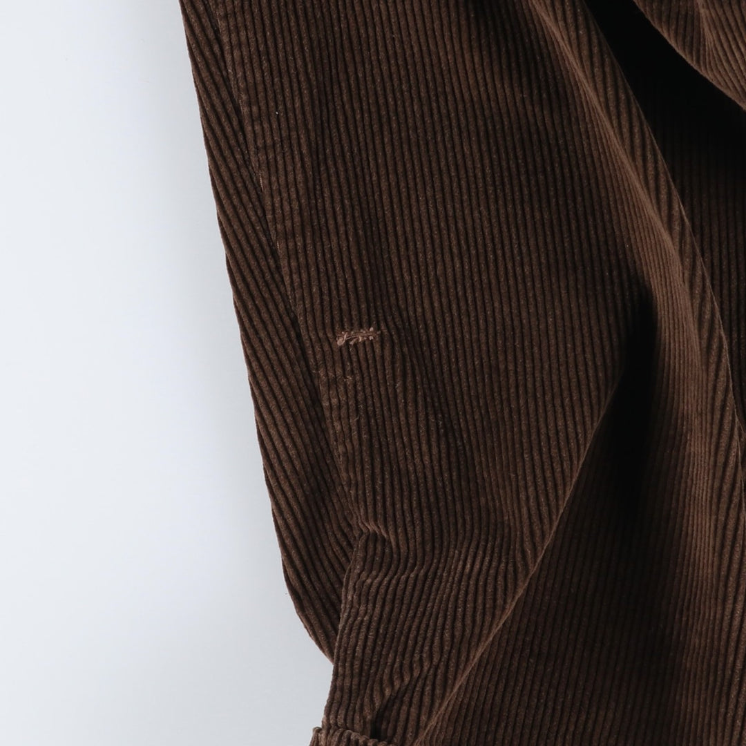 Liz Claiborne Two-pleat Corduroy Pants, Men's Size W32 cotton brown type Vintage Second Hand