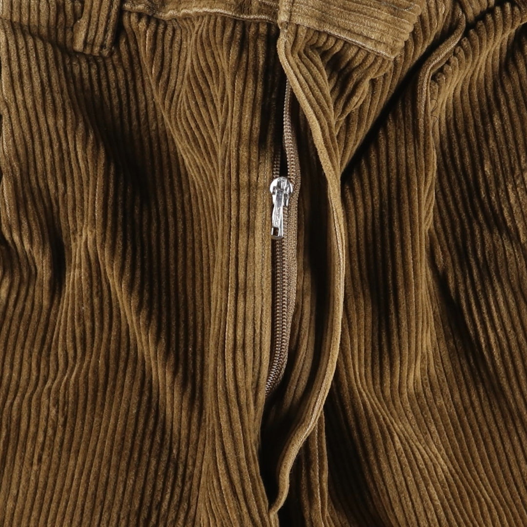 MAVI One-Tuck Corduroy Pants, Made in Spain, Men's Size W35 polyester brown type Vintage Second Hand